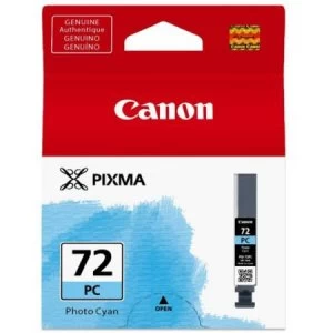 Image of Canon PGI72 Photo Cyan Ink Cartridge