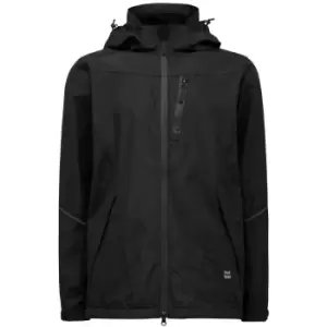 Image of Hard Yakka Mens Orbit 2 Layer Waterproof Reflective Jacket L - Chest 41-43' (104-109cm)