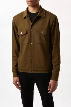 Image of Khaki Premium Trucker Jacket