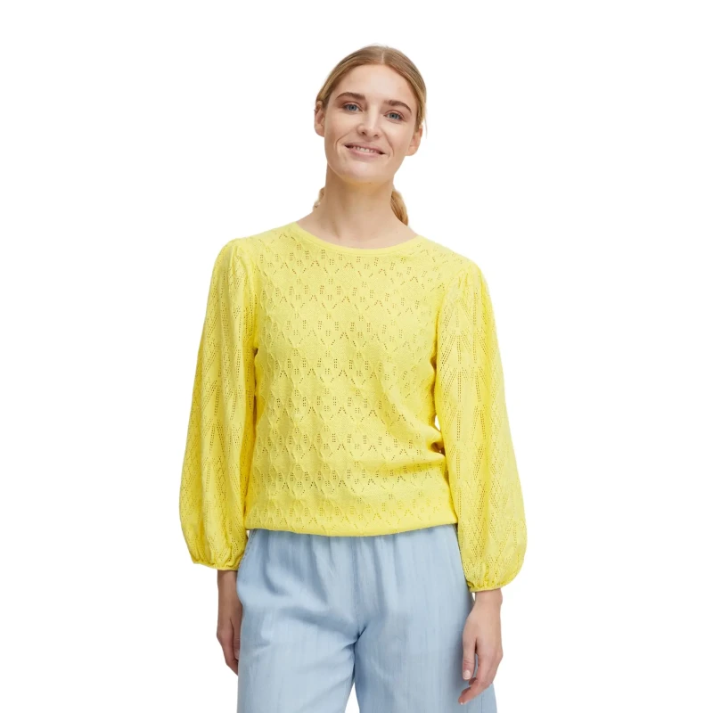 Image of b.Young Woman sweater b.young Olivette 2 Jaune Female L