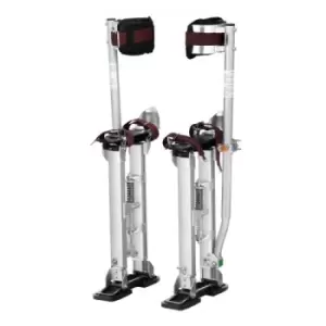 Image of VEVOR Drywall Stilts, 18''-30'' Adjustable Aluminum Tool Stilts with Protective Knee Pads, Durable and Non-slip Work Stilts for Sheetrock Painting, Wa