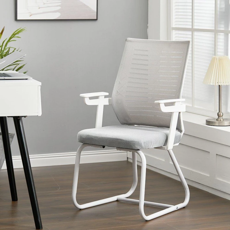 Image of Kabinet UK Comfortable Mesh Office Chair for Home & Office Grey/White unisex One Size