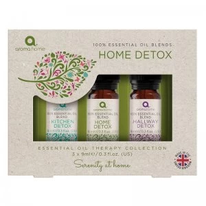 Image of Aroma Home 100% Essential Oils - Home Detox - 3 x 9ml Bottles