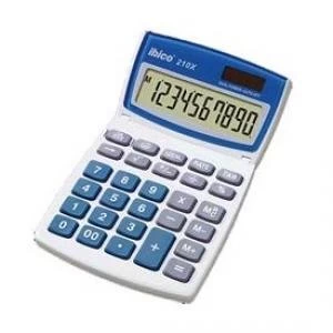 Image of Ibico 210X Solar and Battery Power Calculator Desktop Tilt screen