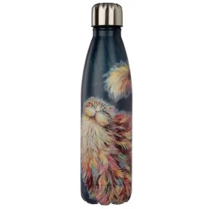 Image of Kim Haskins Rainbow Cat Reusable Stainless Steel Hot & Cold Thermal Insulated Drinks Bottle 500ml