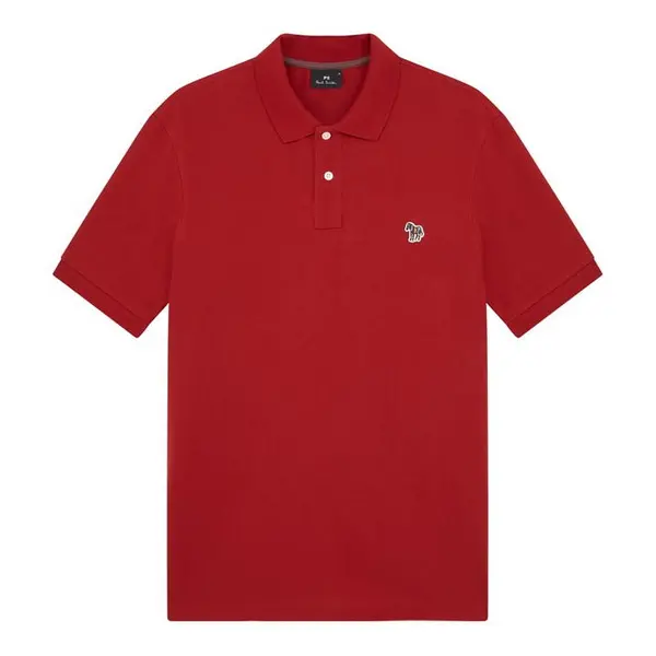 Image of Paul Smith Zebra Regular Polo Shirt - Red S