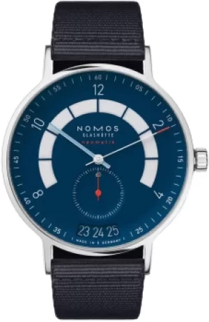 Image of Nomos Glashutte Watch Autobahn Neomatik 41 Date Midnight Blue Sapphire Crystal