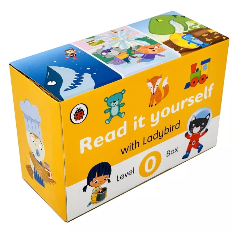 Image of Ladybird Read it Yourself Tuck Box Level 0: 10 Books Box Set (Space Party,Emma Explorer,Pippa and the Pip) Ladybird Books