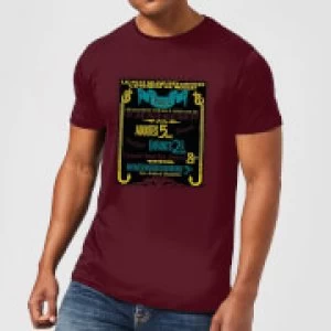 Image of Fantastic Beasts Les Plus Grand Des Cirques Mens T-Shirt - Burgundy - M