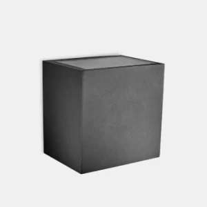 Image of Afrodita Outdoor LED Up Down Wall Light Small Urban Grey IP65 12W 3000K