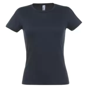 Image of SOLS Womens/Ladies Miss Short Sleeve T-Shirt (XL) (Navy)