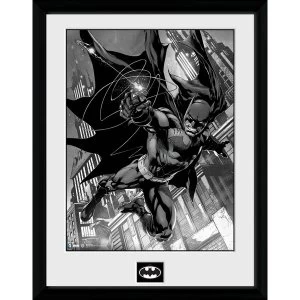 Image of Batman Comic Hook Framed Collector Print