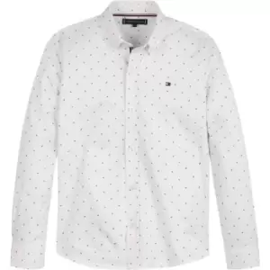 Image of Tommy Hilfiger Str. Jersey Mini Aop Shirt - White