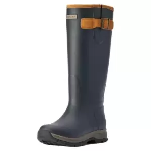 Image of Ariat Burford Insulated Womens Wellington Boots Navy UK 6.5