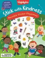 Image of stick with kindness reusable sticker playscenes