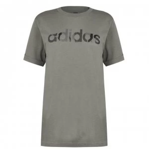 Image of adidas Camo Boyfriend T Shirt Ladies - Legacy Green