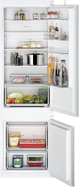 Image of Siemens iQ100 KI87VNSE0G 270L Low Frost Integrated Fridge Freezer