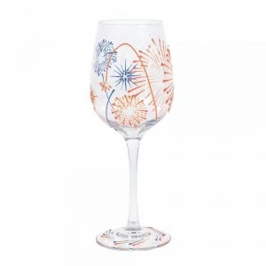 Image of Fireworks Wine Glass