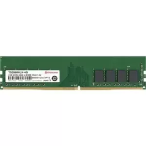 Image of Transcend TS2666HLH-4G PC RAM card DDR4 4GB 1 x 4GB Non-ECC 2666 MHz 288-pin DIMM CL19 TS2666HLH-4G