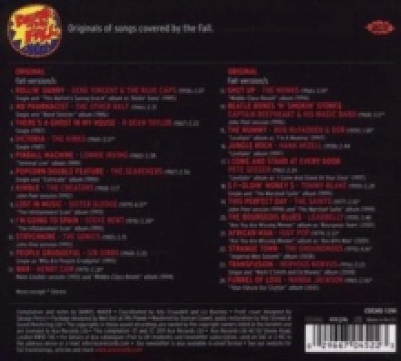 Image of Before the Fall: Originals of Songs Covered By the Fall CD / Album