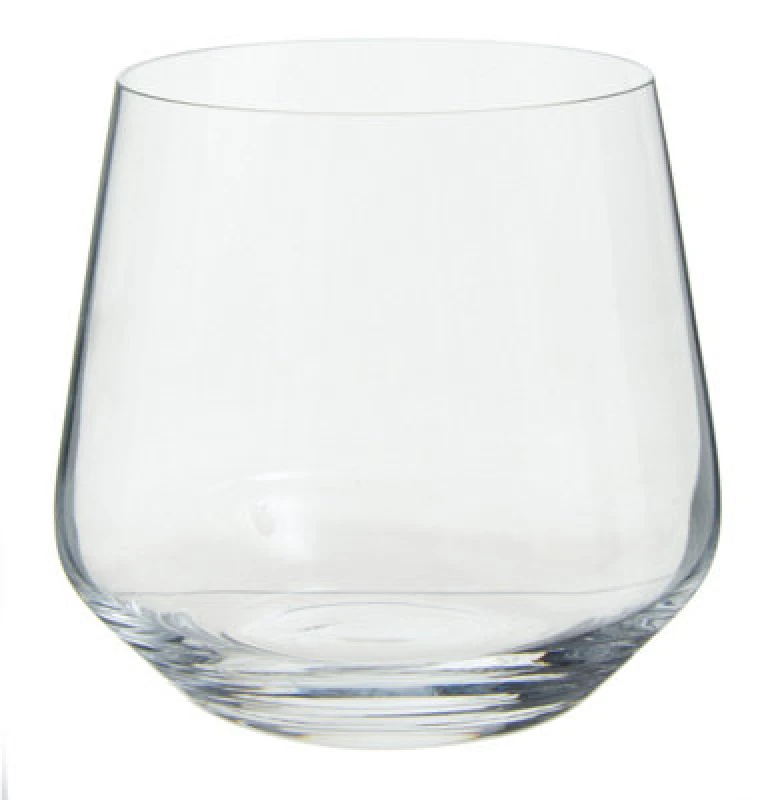 Image of Orsina Sleek Set Of 4 Lead Free Crystal Tumblers, Modern Design Small Tumblers For Kitchen, Versatile Tumblers