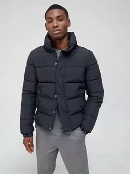 Image of Superdry Retro Padded Jacket - Black Size M Men