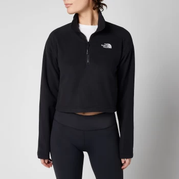 Image of The North Face Womens Crop Glacier - Black - L