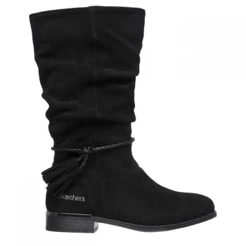 Image of Skechers Sass Struts Junior Girls Boots - Black