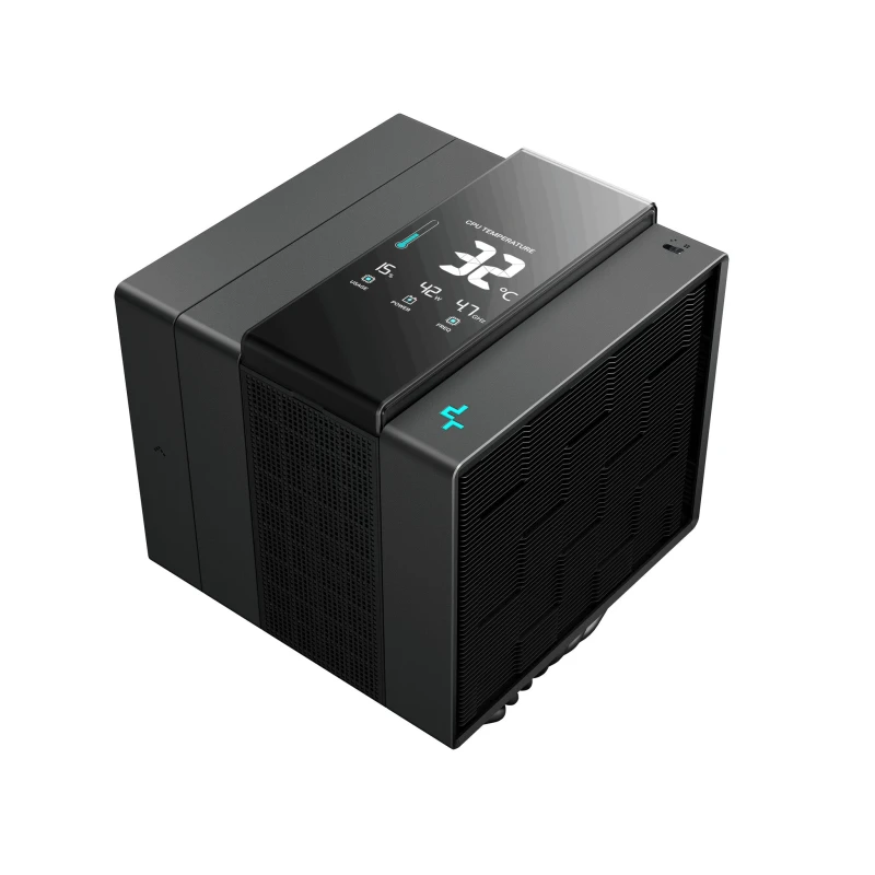 Image of DeepCool DeepCool ASSASSIN IV VC VISION Processor Air cooler 120/140 mm Black R-ASN4-BKNVMD-G