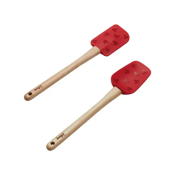 Image of Prestige x Disney Bake with Mickey Spatula & Spoonula Set Red