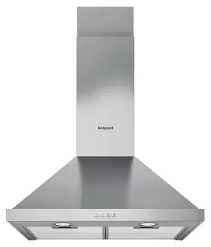 Image of Hotpoint PHPN6.5 FLMX 60cm Chimney Cooker Hood - S/Steel