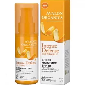 Image of Avalon Organics Intense Defence Sheer Moisture SPF10