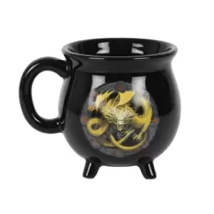 Image of Imbolc Colour Changing Cauldron Mug by Anne Stokes