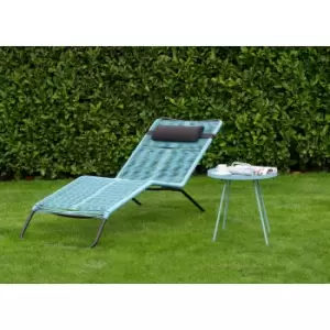 Image of Set of 2 Rio Sun Loungers in Blue