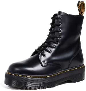 Image of Dr. Martens Jadon Polished Smooth Leather 8 Eye Boots