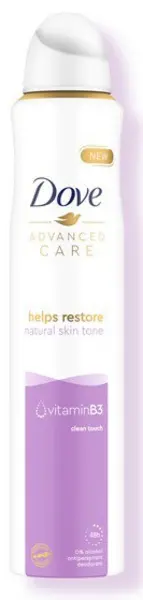 Image of Dove Advanced Care Clean Touch Antiperspirant Deodorant 200ml