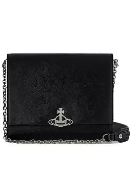 Image of Vivienne Westwood Lucy Medium Crossbody - Black