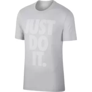 Image of Nike NSW Print T Shirt Mens - Grey