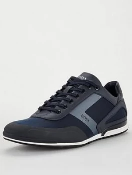 Image of Hugo Boss Saturn Low Mesh Trainers Size 9 Men