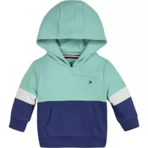 Image of Tommy Hilfiger Baby Colorblock Hooded Set - Blue