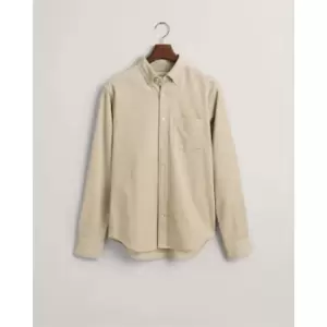 Image of Gant Reg Ut Corduroy Shirt Red Shadow S - Grey