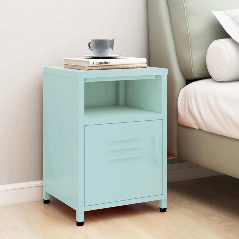 Image of VIDAXL Nightstand Mint 35x35x51cm Steel Vidaxl 8720286565339