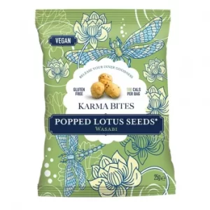 Image of Karma Bites Popped Lotus Seeds Wasabi 25g