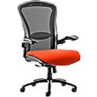 Image of Dynamic Synchro Tilt Heavy Duty Chair Height Adjustable Arms Houston Heavy Duty Tabasco Red Seat Medium Back