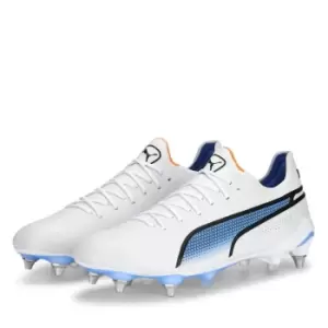Image of Puma King.1 Soft Ground Football Boots - White