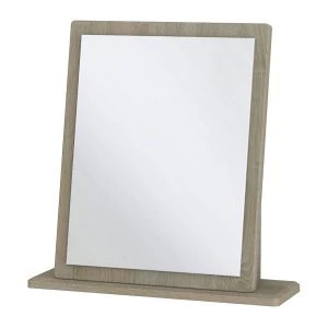 Image of Robert Dyas Kirkhill Ready Assembled Dressing Table Mirror - Cedar