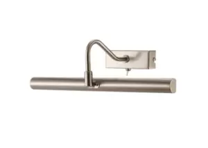 Image of Abacus Picture Wall Lamp Switched 2 Light G9 Satin Nickel