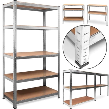 Image of Heavy Duty Shelving Unit Storage Racking Shelf Shelves Boltless Garage Tier NEW 5 Tier - 170x75x30cm