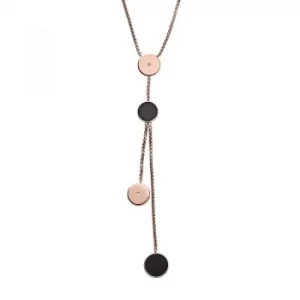 Image of Ladies Skagen Rose Gold Plated Ellen Necklace