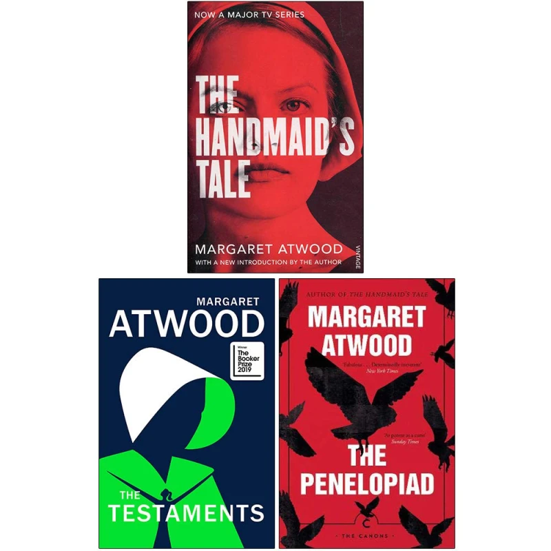 Image of Margaret Atwood Complete 3 Book Collection The Handmaid's Tale The Testaments The Penelopiad Margaret Atwood Books